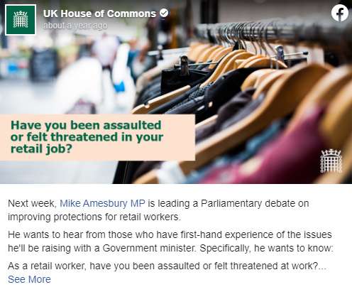 House of commons retail worker confessions
