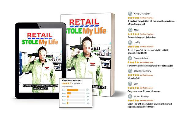 Retail Stole My Life Book on Amazon