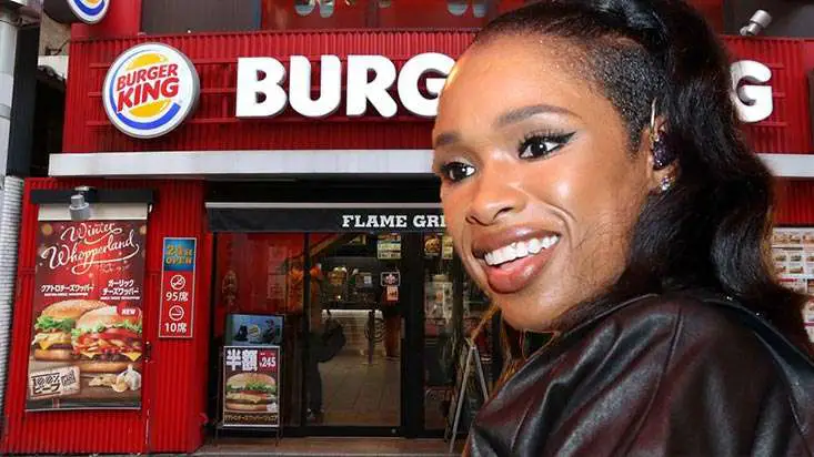 Jennifer Hudson working at Burger King