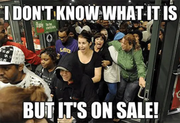 People shopping without any clue what deal they want makes for one of the best Black Friday memes.