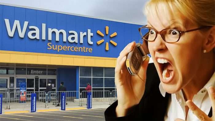 Karen calls 911 outside Walmart over alleged almost car accident